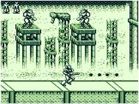 une photo d'Ã©cran de Probotector (Game Boy) sur Nintendo Game Boy